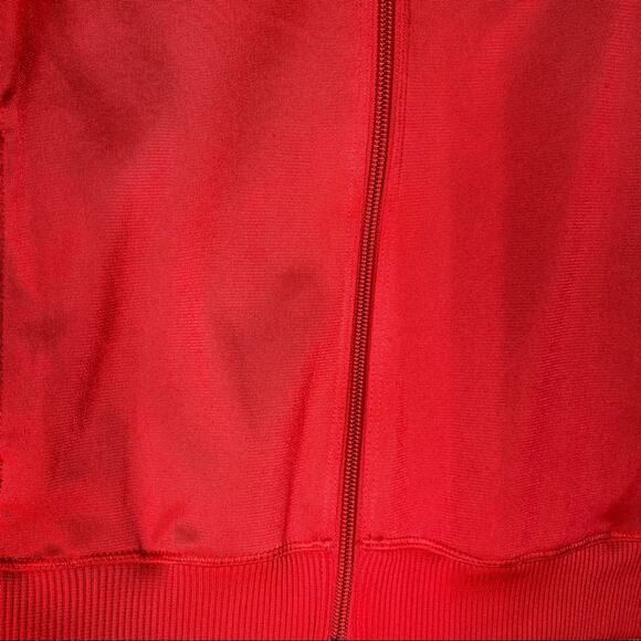 Nike Full Zip Up Track Athletic Jacket with Pockets Red White Youth Kids Medium - Picture 5 of 8